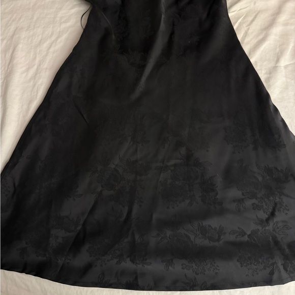 Cotton Candy LA Black Corset Mini Dress with Spaghetti Straps and Tie Back, M - Picture 6 of 8